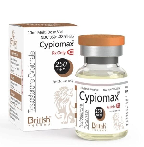Cypiomax 250 by British Pharma vial and box