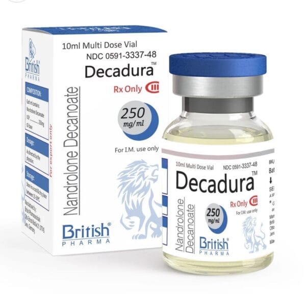 Decadura 250 by British Pharma vial and box